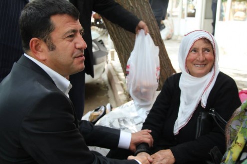 Ağbaba, Kuluncak'ı Ziyaret Etti