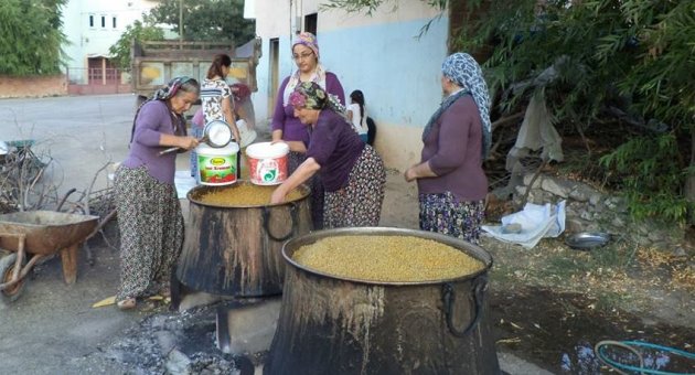 Akçadağ'da Bulgur Kaynatma Dönemi Başladı