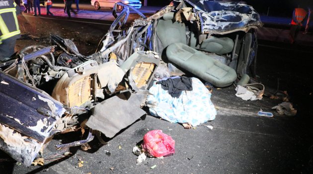 Aksaray-Konya yolunda feci kaza: 2 ölü