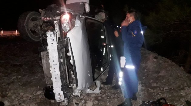 Akseki'de trafik kazası: 1 yaralı