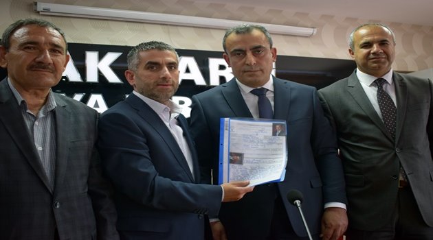 Aladağ AK Parti'den başvuru yaptı