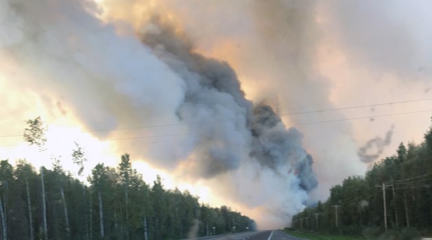 Alaska'da orman yangını yerleşim yerlerine sıçradı