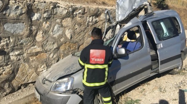 Amasya'da trafik kazası: 1 ölü 1 yaralı