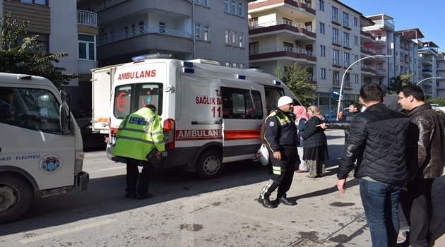 Trafik kazası: 1 yaralı