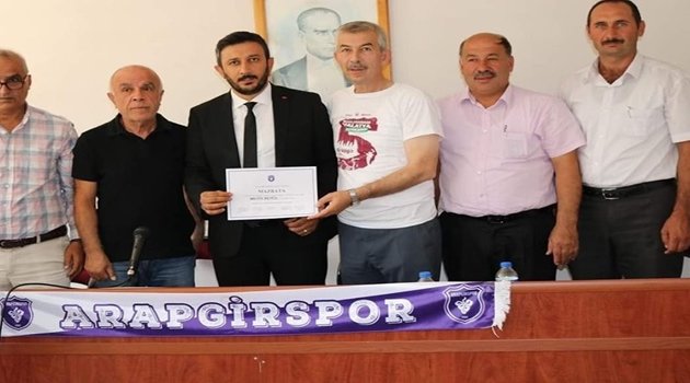 Aragirspor'un yeni başkanı Akyüz