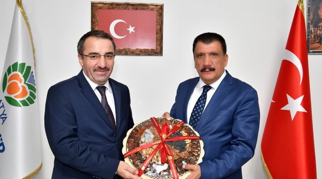 Ataseven'den Başkan Gürkan'a ziyaret