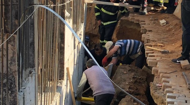 Aydın'da inşaatta göçük; 1 yaralı
