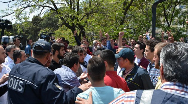 Balıkesir'de HDP mitinginde olaylar çıktı