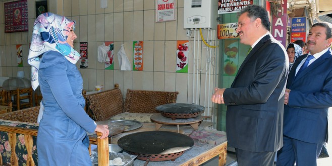 BAŞKAN ÇAKIR'DAN ESNAF ZİYARETİ
