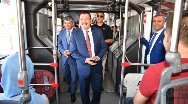 Başkanlardan yolculara ziyaret