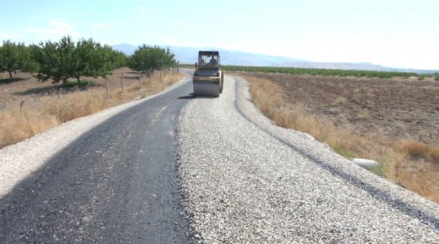 Battalgazi ilçesinde 9 km. asfalt çalışması yapıldı