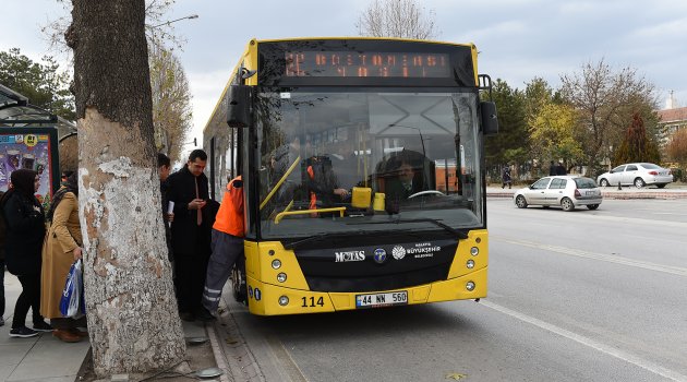 Büyükşehir Belediyesinden ücretsiz otobüs seferleri
