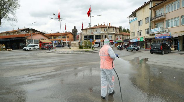 Büyükşehirden Akçadağ ve Doğanşehir'de dezenfekte çalışmaları