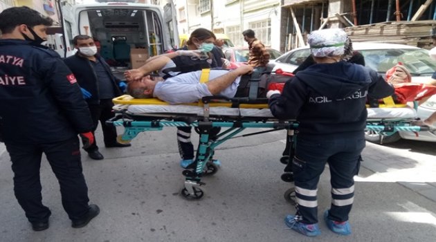 Çatıdan düşen 1 kişi yaralandı!