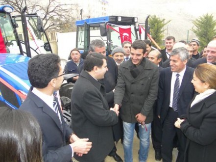 Çiftçiye ekipman desteği !