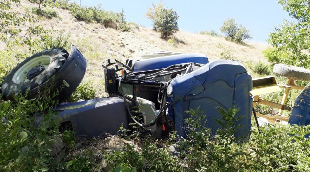 Çorum'da traktör kazası 1 ölü, 2 yaralı