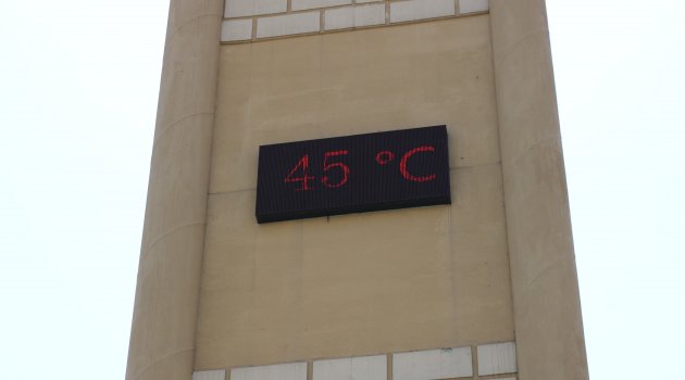 Diyarbakır'da termometreler 45 dereceyi gösterdi