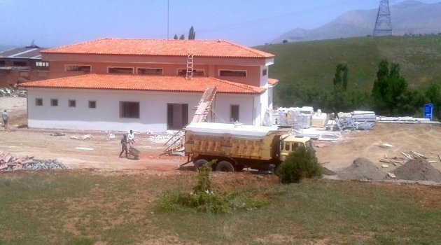 Doğanşehir Mezbahane Binası Tamamlanma Aşamasında
