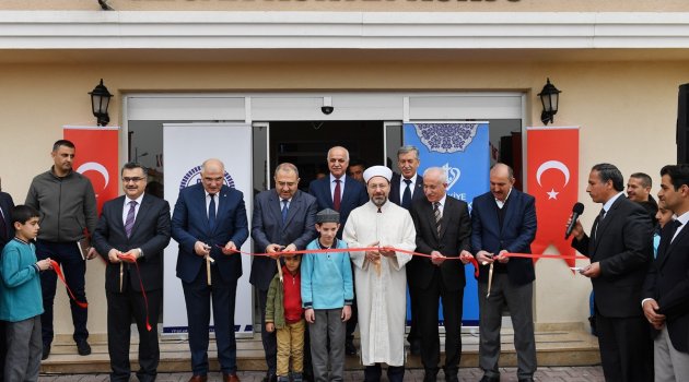 Erbaş Kur'an Kursu açılışı yaptı