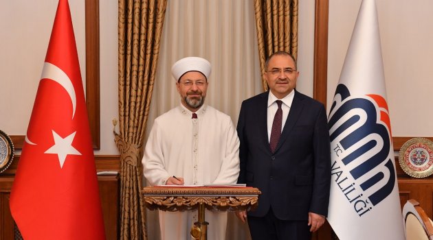 Erbaş'dan Vali Kaban'a ziyaret