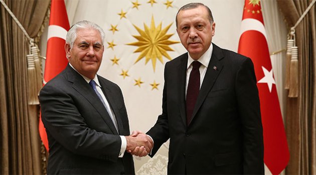 Erdoğan-Tillerson görüşmesi 3 saat 15 dakika sürdü