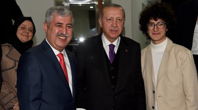 Erdoğan'dan Büyükşehir'e ziyaret