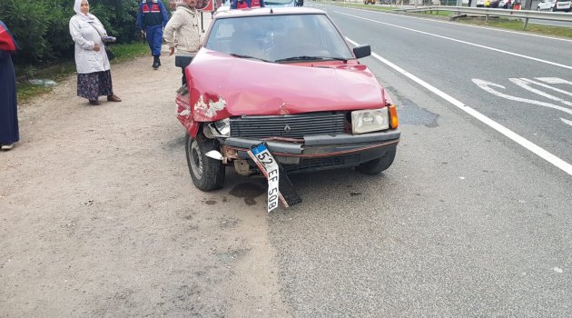 Fatsa'da trafik kazası: 2 yaralı