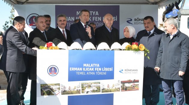 Fen Lisesinin temeli törenle atıldı