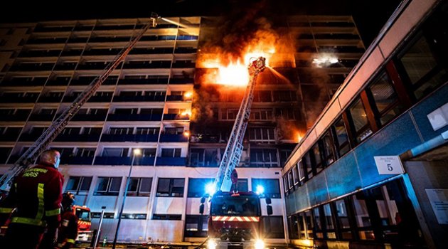 Fransa'da hastanede yangın: 1 ölü, 8 yaralı