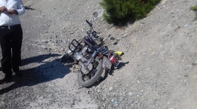 Gölbaşı İlçesinde motosiklet kazası