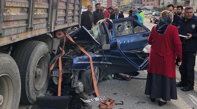 Hatay'da trafik kazası: 1 ölü, 1 yaralı