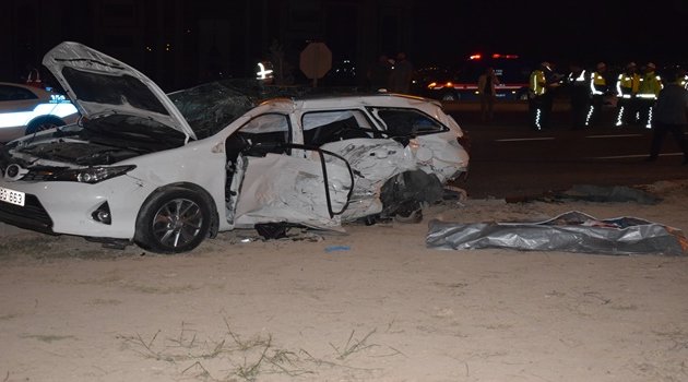 Havaalanı yolunda kaza 2 ölü 16 yaralı