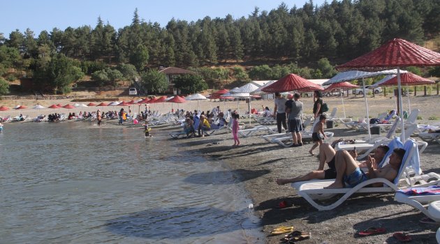Hazar'da hafta sonu yoğunluğu