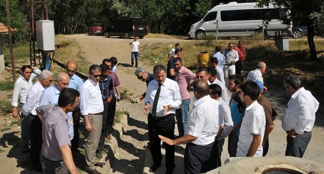 Hekimhan'da incelemelerde bulundu