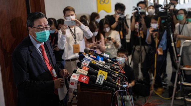 Hong Kong parlamentosunda Çin Milli Marşı yasası kabul edildi