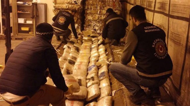 İpsala'da 298 kilo uyuşturucu ele geçirildi