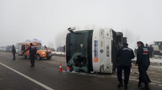 Isparta'daki otobüs kazasında yaralı sayısı 32'ye yükseldi