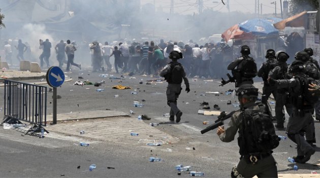 İsrail güçleri ile Filistinliler arasında çatışma çıktı