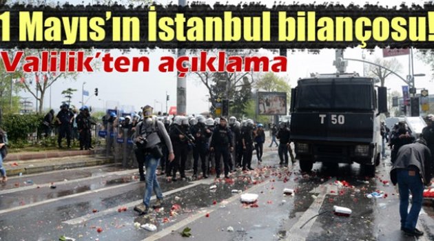 İstanbul'un '1 Mayıs' bilançosu