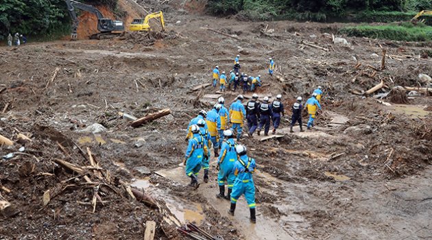Japonya'daki sel felaketinde ölü sayısı 63'e yükseldi 16 kişi kayıp