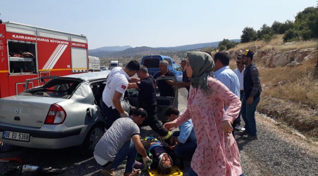 Kahramanmaraş'ta trafik kazası: 1 ölü, 5 yaralı