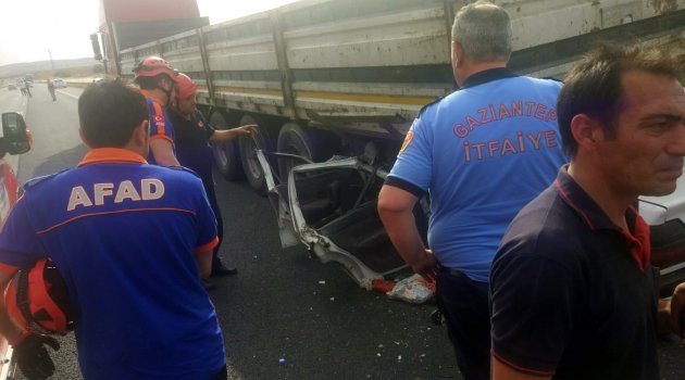 Kahramanmaraş'ta trafik kazası 1 ölü 7 yaralı