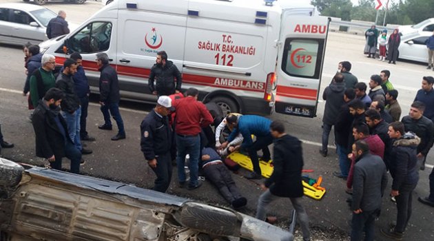 Kahramanmaraş'ta trafik kazası: 4 yaralı!