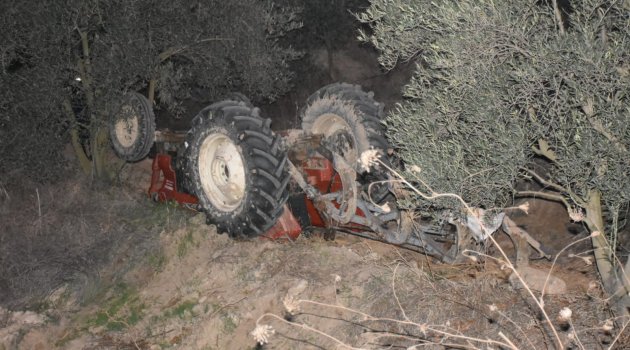 Karacasu'da traktör kazası: 2 yaralı