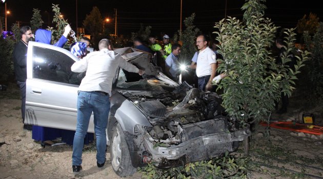 Karaman'da trafik kazası: 1'i ağır 4 yaralı