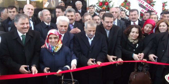 KAZGAN;HEKİMHAN'DA SEÇİM BÜROSU AÇILIŞINA KATILDI