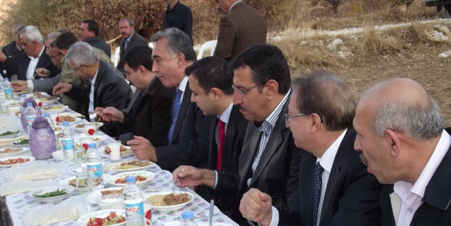 KAZGAN; SULAMA GÖLETİ AÇILIŞ TÖRENİNE KATILDI !