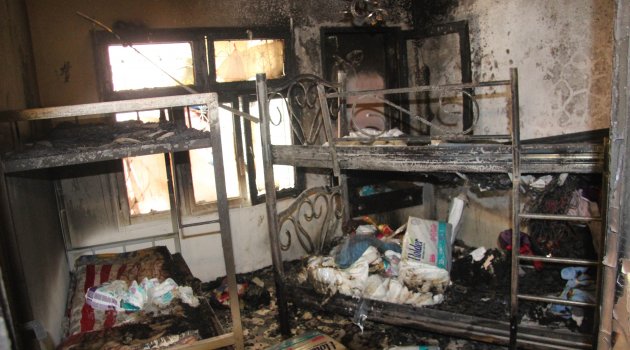 Kilis'te Suriyeli ailenin evinde yangın: 1 ölü