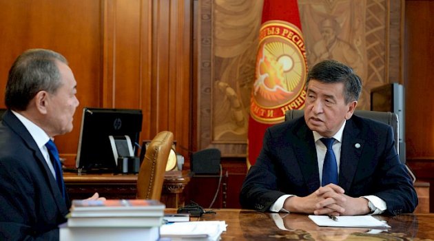 Kırgızistan Cumhurbaşkanı Ceenbekov'dan "alfabe" açıklaması