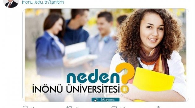 Kızılay'dan İnönü Üniversitesi'ni tercih önerisi